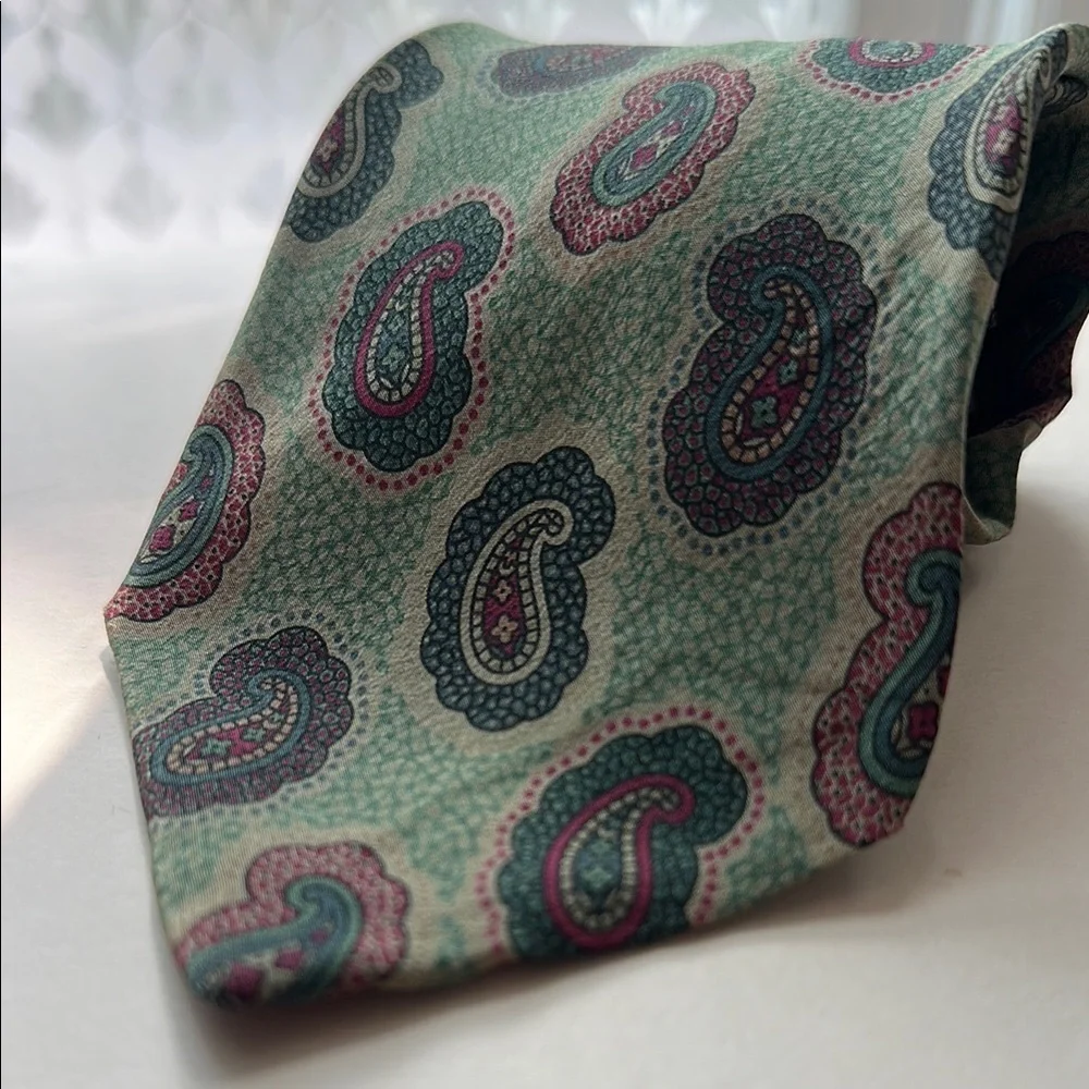Vintage Fendi Paisley Patterned Men's Tie